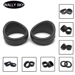One Pair Rubber Eyepiece Eye Cups Caps Eye Guards Inner Diameter 29-36 mm for Stereo Microscope Binoculars Telescopes Eye Cups