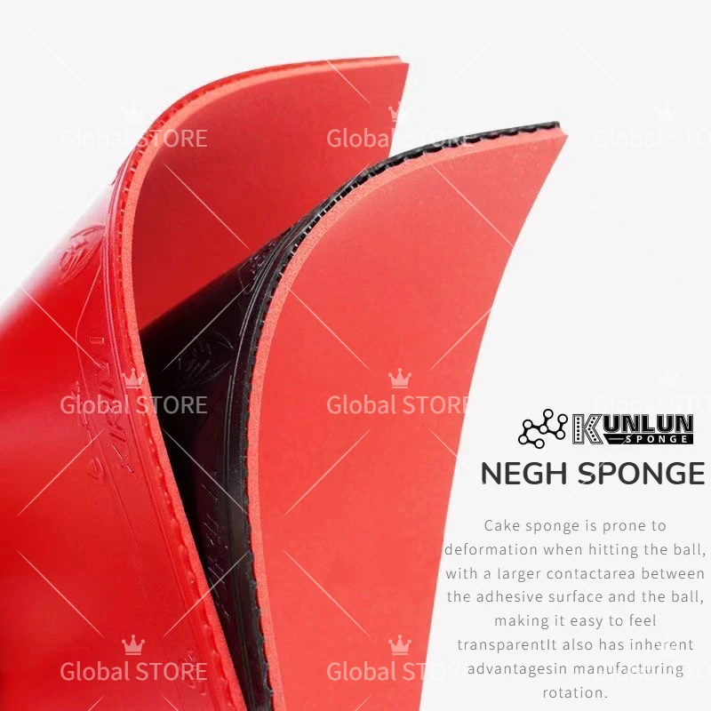 Original LOKI KIRIN K1 Table Tennis Rubber Non-sticky Ping Pong Rubber Sheet with Pre-tuned Cake Sponge 2.1mm