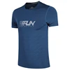 Printing Run Short Sleeves Gym Breathable Fashion Compression Sport Polyester Tee Men Workout Tranning Quick Drying Tshirt 1