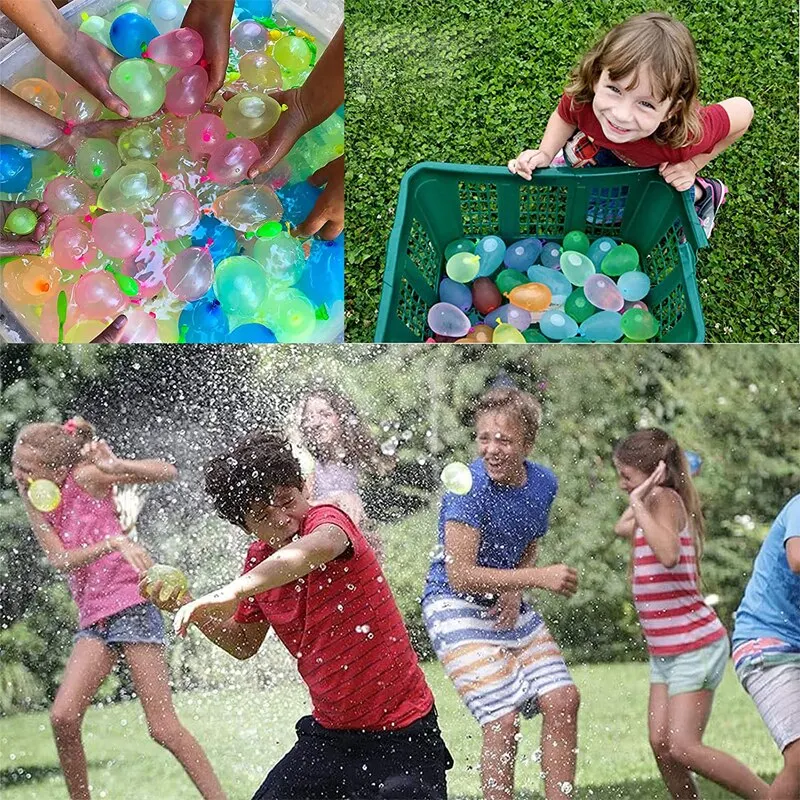 Latex Balloons 500pcs/lot Water Bombs Filling Games Party Circus Waterballon Outdoor Game Toys for Children