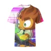 Balloon Tower Defense BLOONS TD6 Loose Breathable Men's and Women's T-shirt 3D Printing 1
