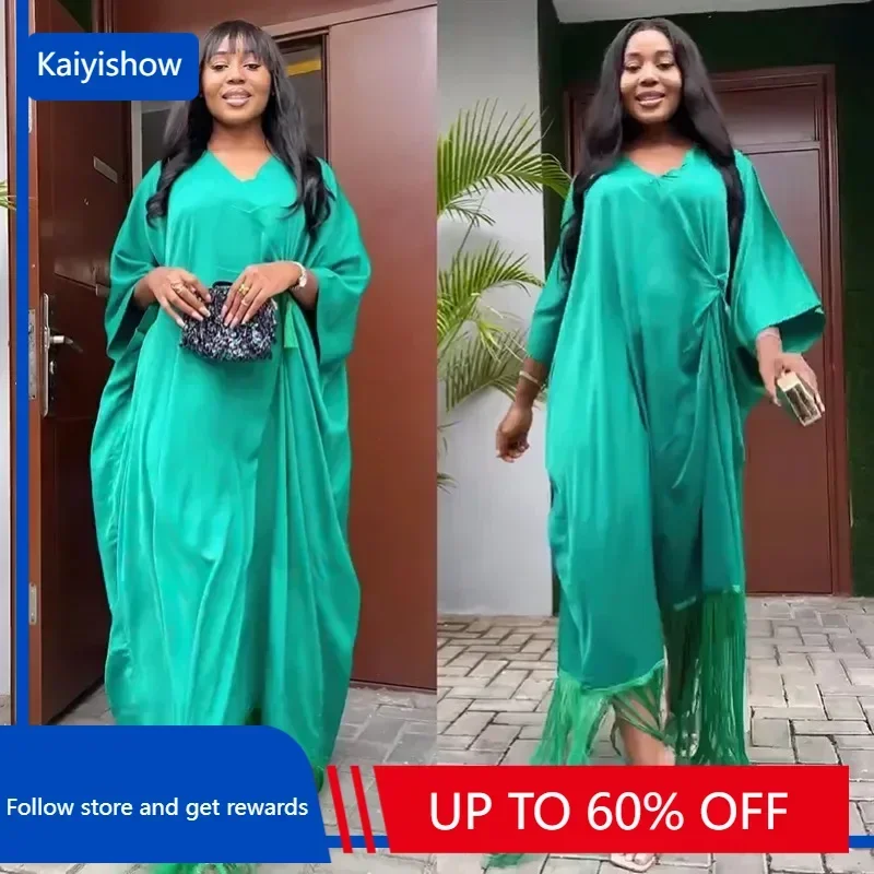 

Мусульманская Мода Дубай абайя длинная искусственная кисточка мусульманская одежда Abayas африканские платья для женщин Кафтан халат Musulmane