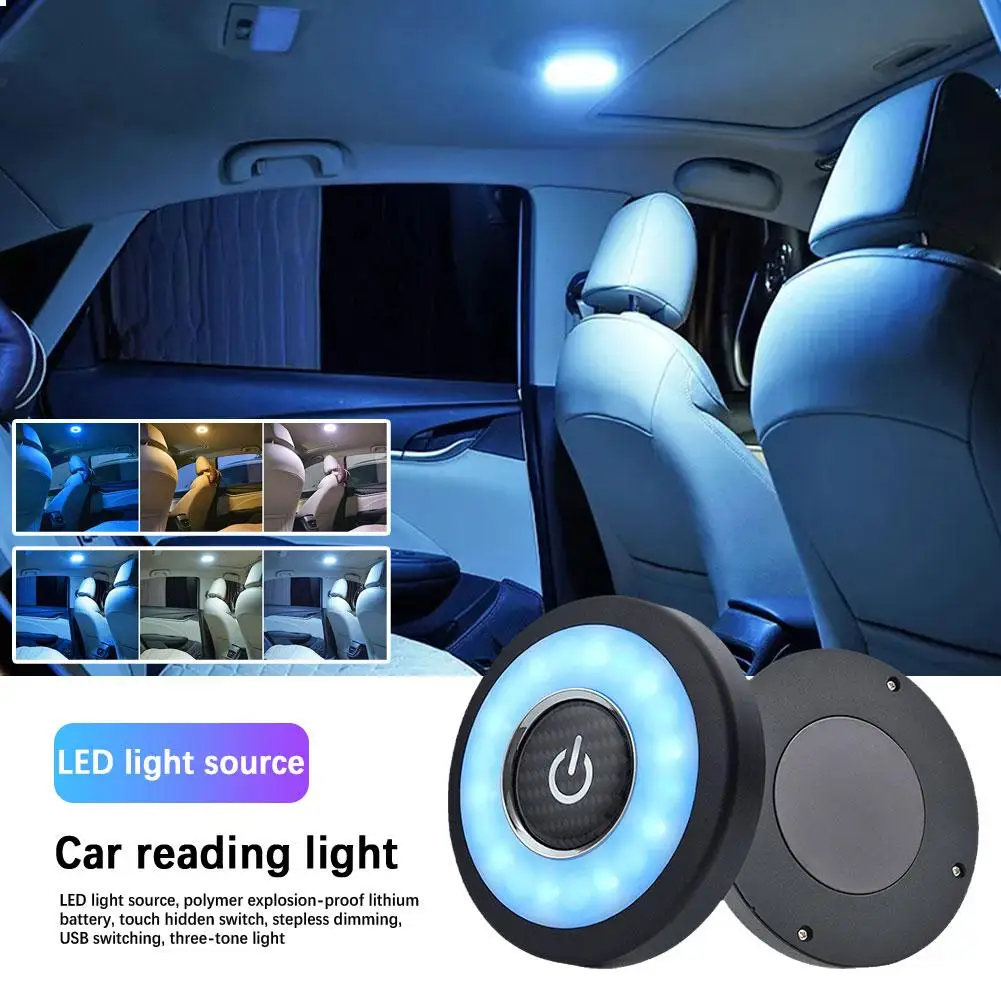 

Автомобильное чтение, светодиодное Внутреннее освещение для крыши, внешнее освещение, освещение, зарядка, универсальный автомобильный потолок ночного типа Us L6r4