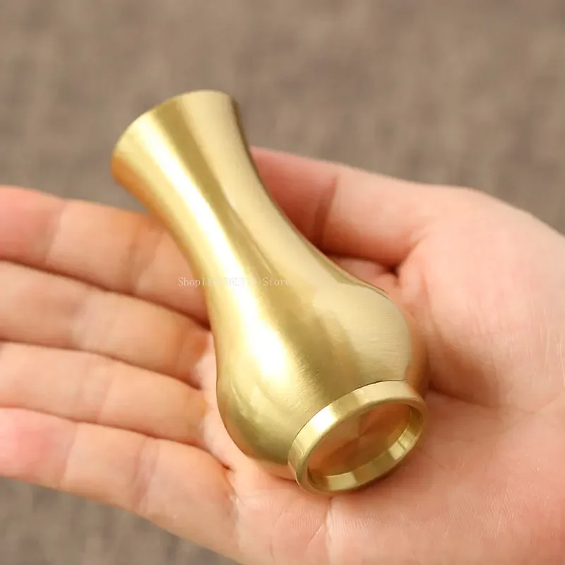 Brass Incense Bottle Incense Seal Tools Storage Bottle DIY Simple Indoor Seal Tool Storage Tea Ceremony Decorative Ornaments Incense Holder