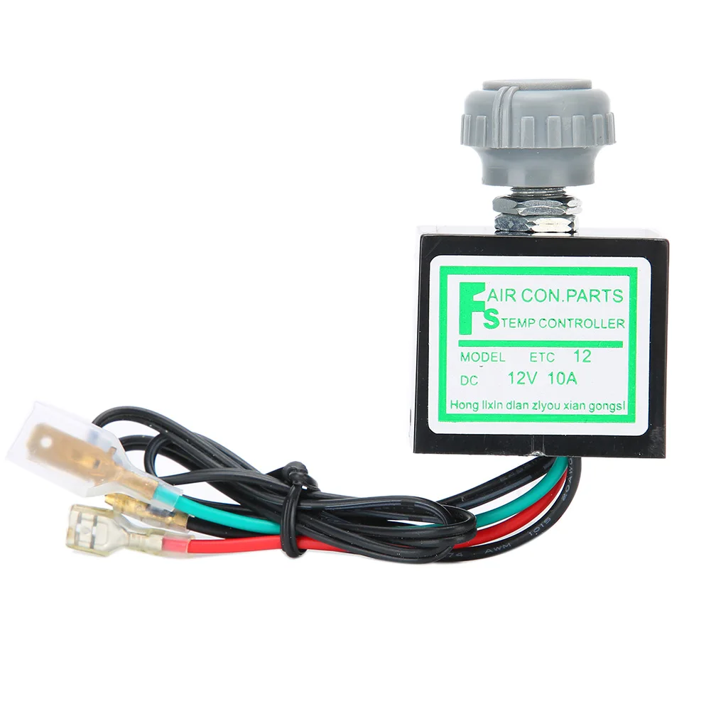 Engine Coolant Thermostat Thermostat Housing Cover 1Pcs 12V/24V Car Air Conditioner Electronic Thermostat Switch