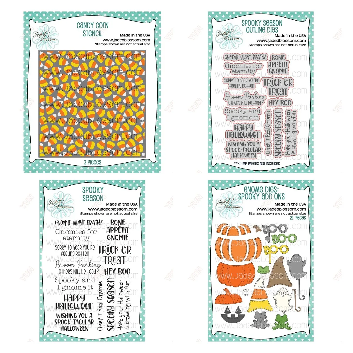 

New Metal Cutting Dies Candy Corn Stencil Spooky Season Add Ons Stamps Stencil Set DIY Scrapbooking Card Paper Cards Handmade