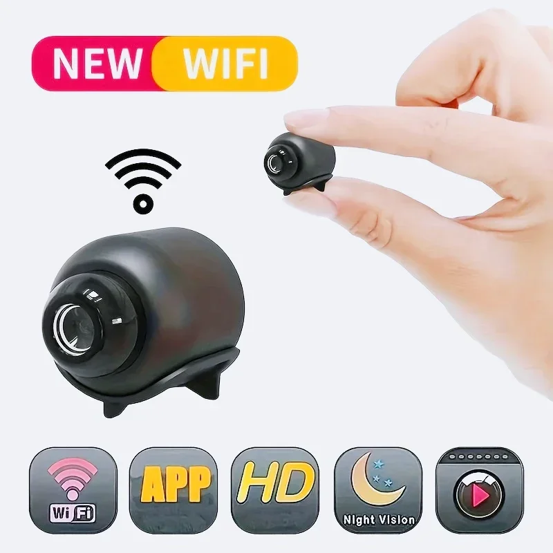 1080P HD Mini caméra WiFi sécurité intérieure Surveillance bébé moniteur Vision nocturne caméscope IP Cam Audio enregistreur vidéo