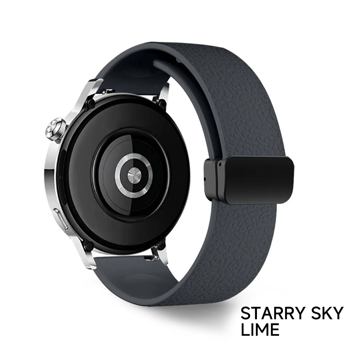Magnetic Silicone Strap for Smartwatch - 20mm/22mm, Versatile Fit Bracelet