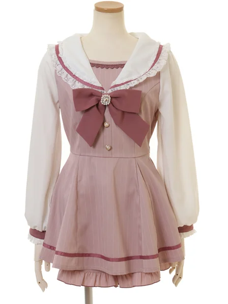 Kawaii Jirai Kei Skirt Suit Women's 2024 Summer Sweet Cute