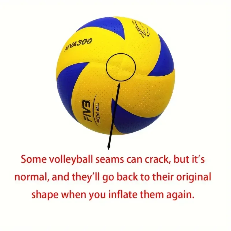 Indoor Outdoor Volleyball Leather PU/PVC Soft Beach Volleyball Hard V300W/V200W/MVA300/MVA200 Ball