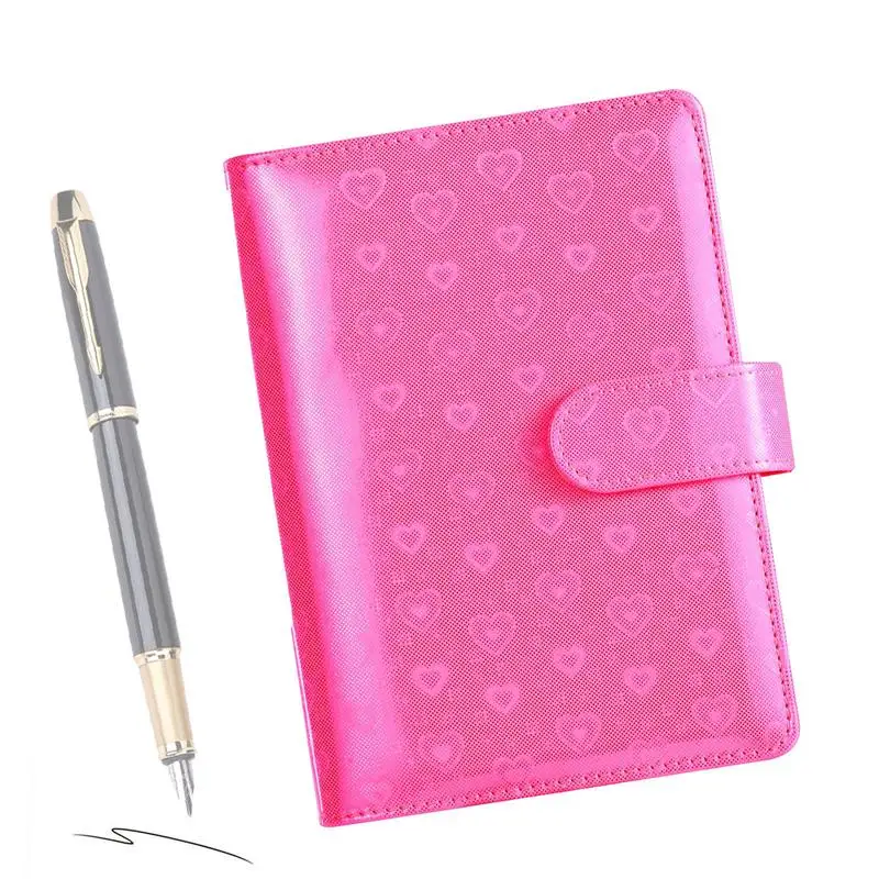 

Budget Book With Cash Envelopes Money Saving Challenge Mini Binder Eye-Catching Money Saving Accessory For Home Offices And