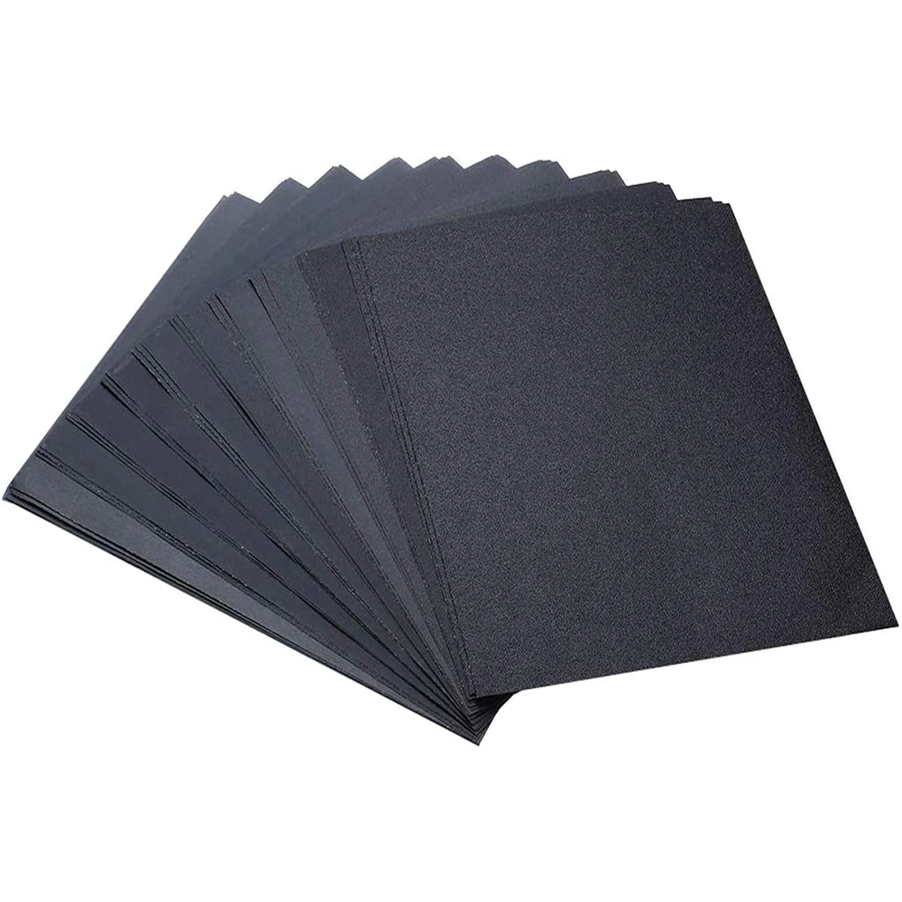 

Наждачная бумага для влажной сухой наждачной бумаги, 50 листов, наждачные листы 9x11 дюймов, абразивный материал 120/240/320/400/600/800/1000/1200/1500/2000