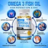 858-a219fb.jpg Omega-3 Fish Oil Supplement - Rich in EPA+DHA, Lutein, Supports Heart, Brain & Joint Health, Antioxidant, 120 Capsules