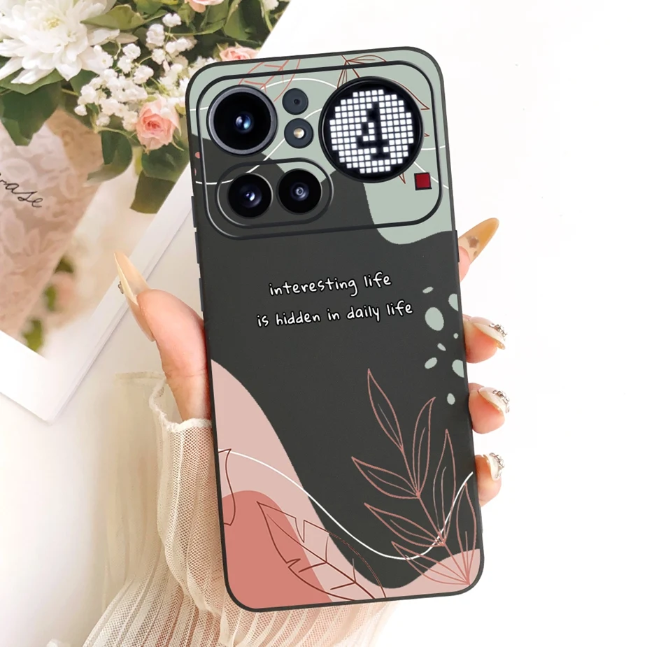 Cute Lucky Letters Fashion Cartoon Painted Cover Case
