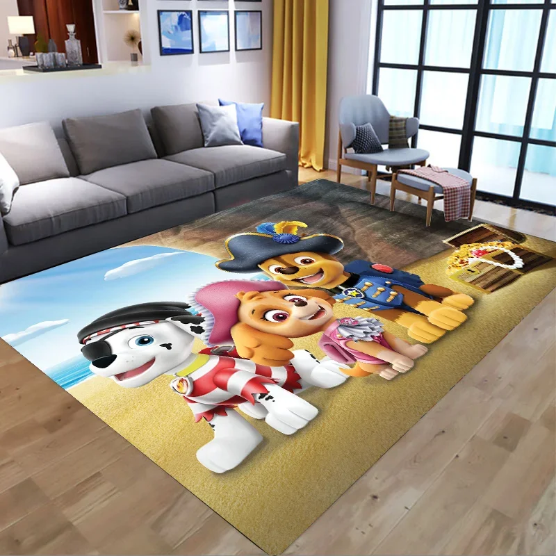 thumbnail image 1 of Alfombra de la patrulla canina con estampado de Anime Chase, alfombra para sala de estar y dormitorio, alfombra antideslizante con dibujos creativos para niños, decoración del hogar, 1 of 5