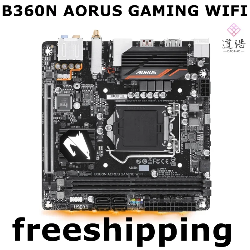 For B360N AORUS GAMING WIFI Motherboard 32GB Support 8th Generation CPU LGA 1151 DDR4 Mainboard 4 For B360N AORUS GAMING WIFI Motherboard 32GB Support 8th Generation CPU LGA 1151 DDR4 Mainboard - Image 2