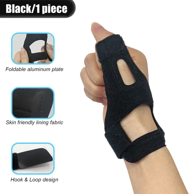 1 Pcs New Thumb Support Brace - Waterproof Finger Stabilizer Splint for Men and Women 6