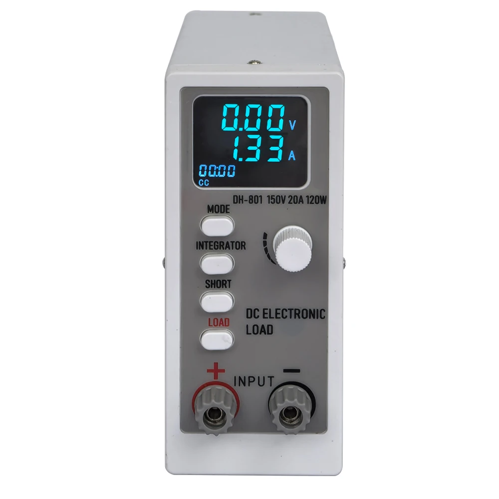 DC 전자 부하 테스터, 배터리 용량, 내부 저항 방전 부하 테스터, 150V, 20A, 120W