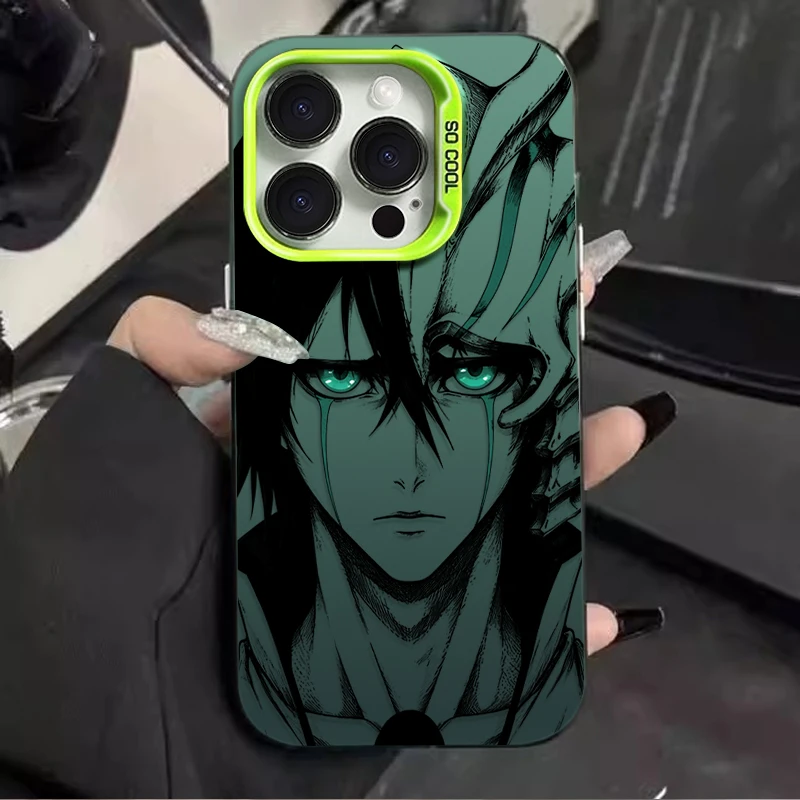 Vibrant Anime BLEACH ICHIGO ULQUIORRA Phone Case Design
