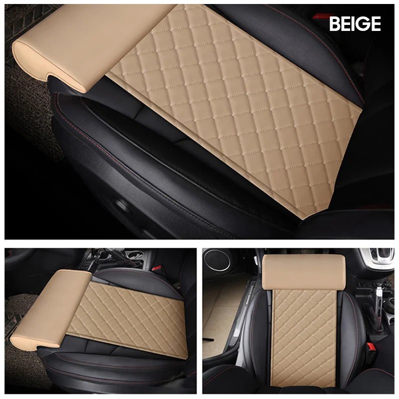 Universal Car Seat Extended Seat Cushion Comfortable Leg Thigh Support Pillows Knee Extension