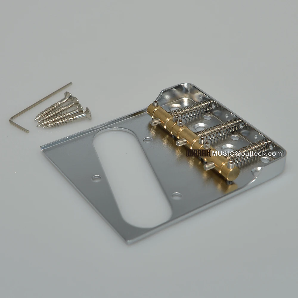 Vintage-Chrome-Guitar-Bridge-Brass-Saddle-Bridge-For-for-Electric ...