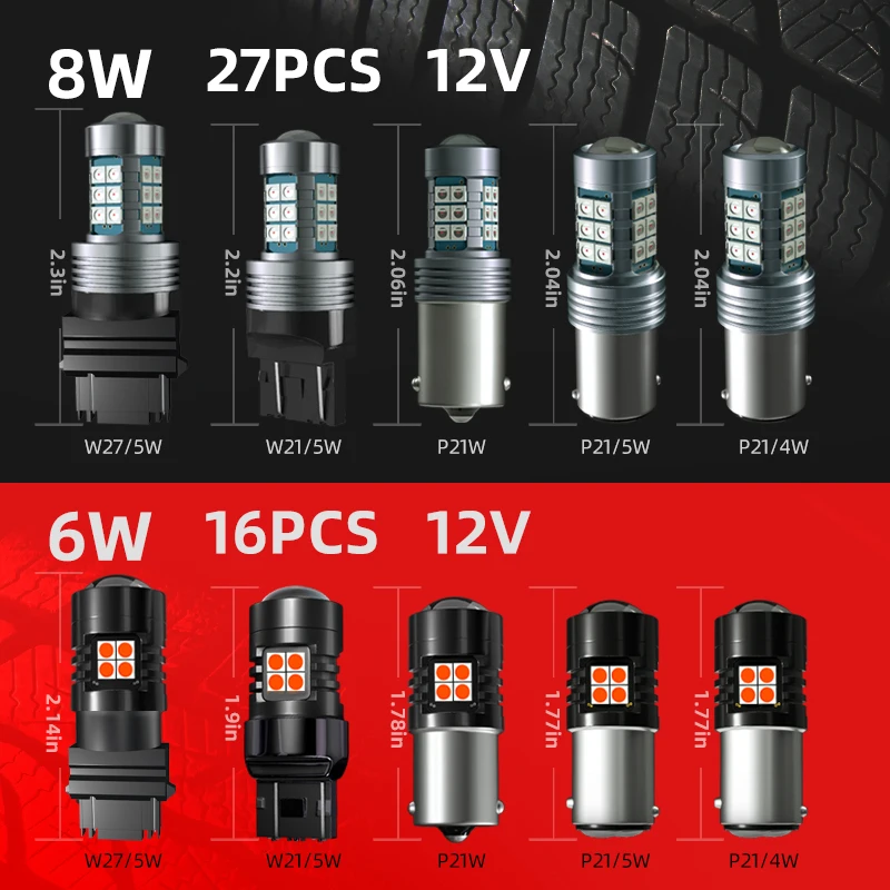 Nissan LED Brake Tail Light Bulbs 3