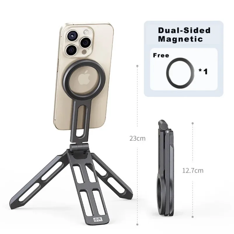 Foldable Tripod for iPhone 16/15/14/13/12 and Android