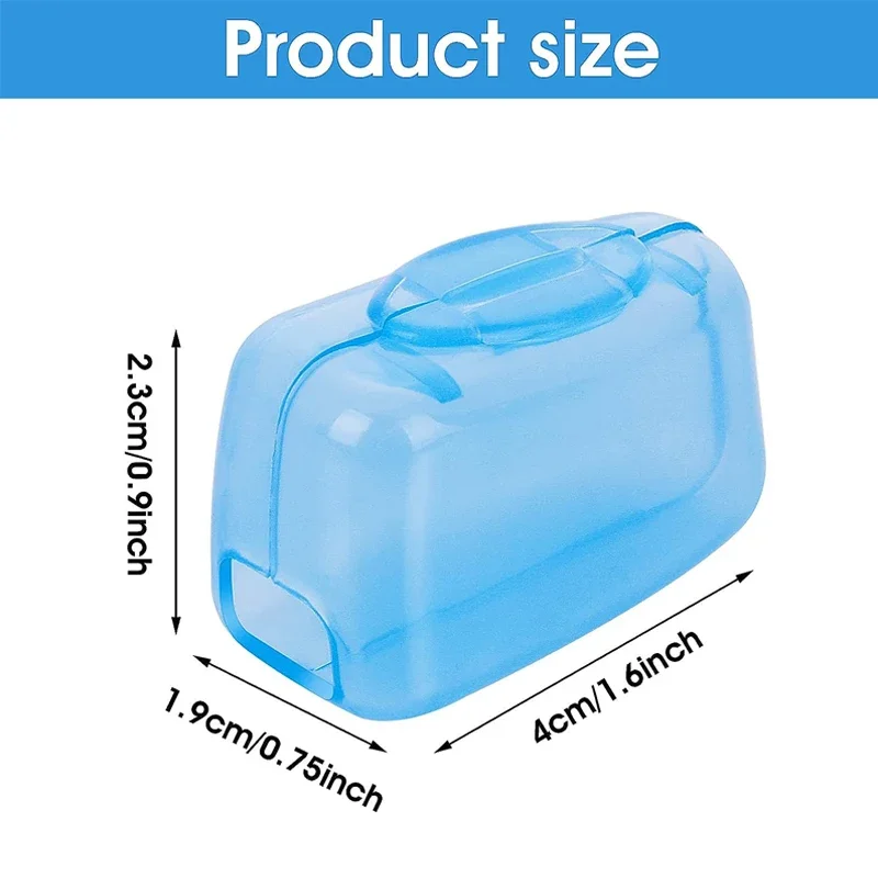 Toothbrush Cover Dustproof Tooth Brush Head Protector Case Caps Travel Camping Toothbrush Organizer Bathroom Accessories 50/5Pcs toothbrush covers,toothbrush case