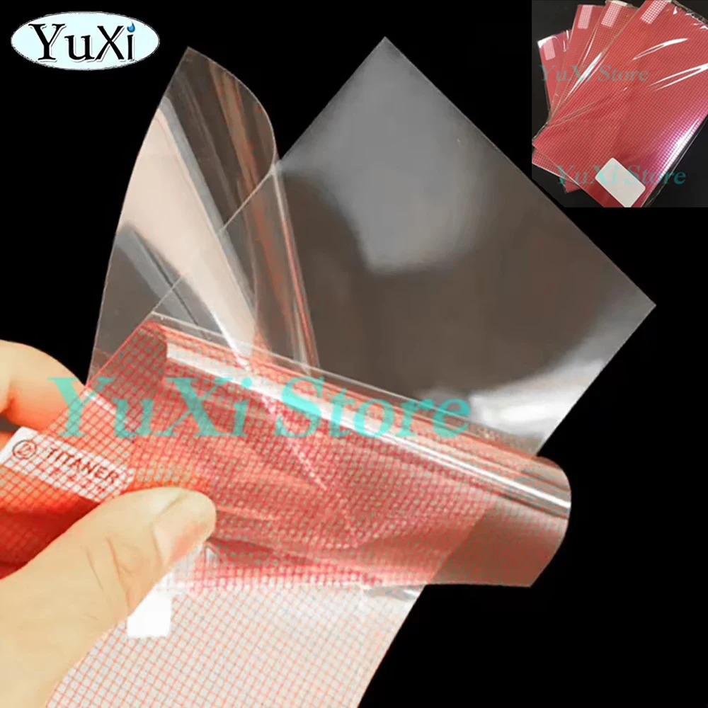 Universal HD Clear Screen Protector Film Set - 10 Pack Anti-Dust PET Films