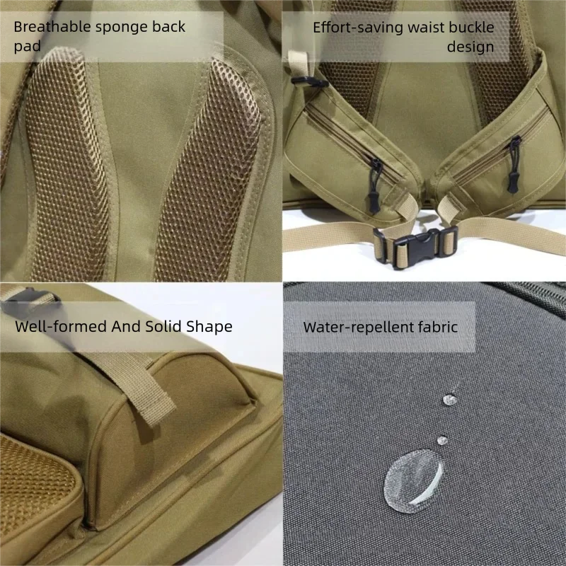 새로운 아티스트 백팩 A2 아트 포트폴리오 가방 드로잉 미술 용품 보관 방수 여행용 드로잉 서류 가방 블랙/카키 아트 가방