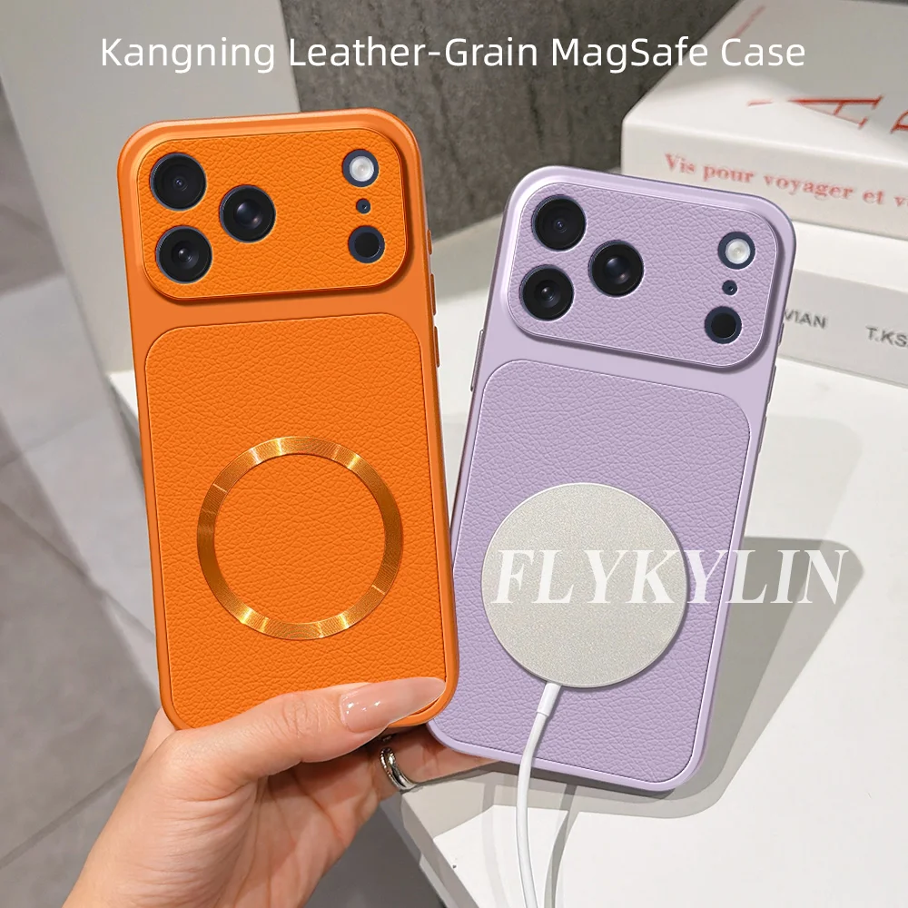 Litchi Texture Protective Phone Case with Magnetic Attraction and Hanging Rope