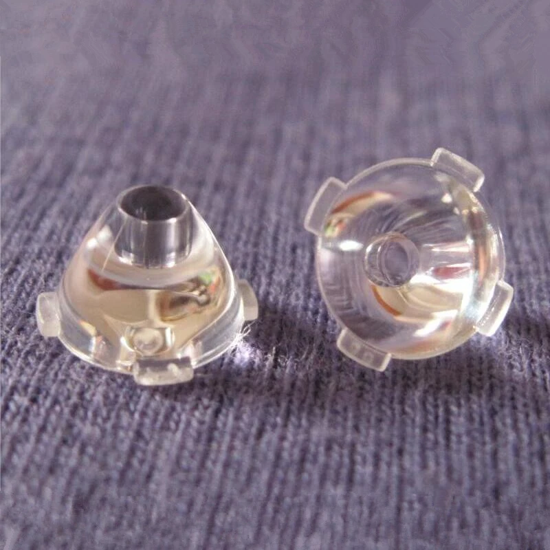 

#UWG-10 High quality Led Optical lens, Condenser lens, Size 10X6mm, 10 degree, Concave Clean Surface, PMMA Materials