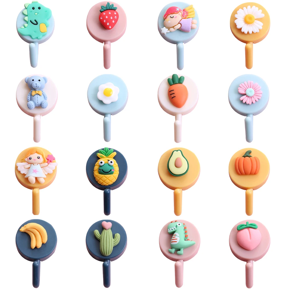 Wall Holder Multi Purpose Hooks Wall Organizer Hook Wall Mount Hooks 1pcs Cute Animal Wall Hook