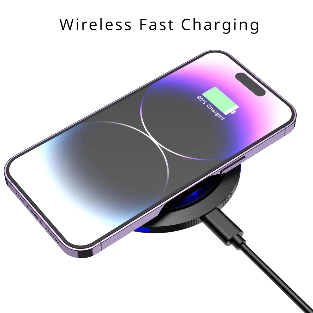 Фото Беспроводное зарядное устройство для iPhone 15 14 13 12 11 Pro XS Max 8 XR X №2