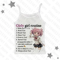 T-shirts graphiques Punk Anime pour femmes, vêtements féminins Emo années 90, vêtements Vintage Kawaii, Streetwear Y2k, haut court Emo, années 2000 2