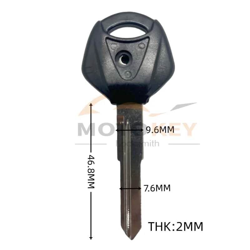 야마하 오토바이 R3 YZF-R3 R25 R15 MT-03 MT-15 MT-25용 블랭크 키 언컷 블레이드 - 야마하 모델용 교체 블레이드