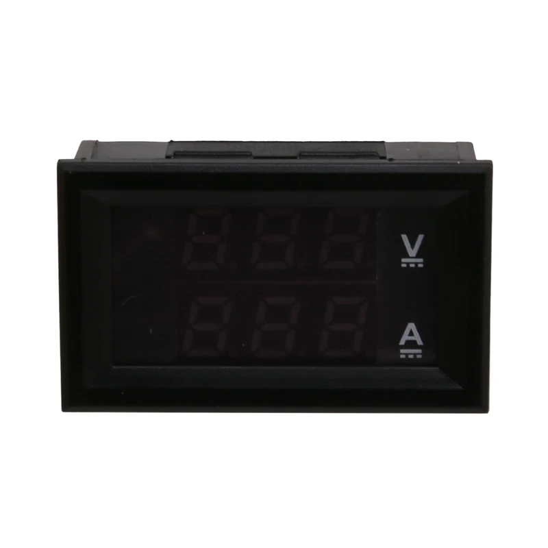 디지털 전압계 Dc100V 10A 전압계 전류계 파란색 + 빨간색 Led 앰프 듀얼