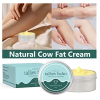 Tallow baume visage 100g crème naturelle de graisse de vache pour tous les Types de peau réparation et nourrir la peau hydratant longue durée avec huile de Jojoba 2