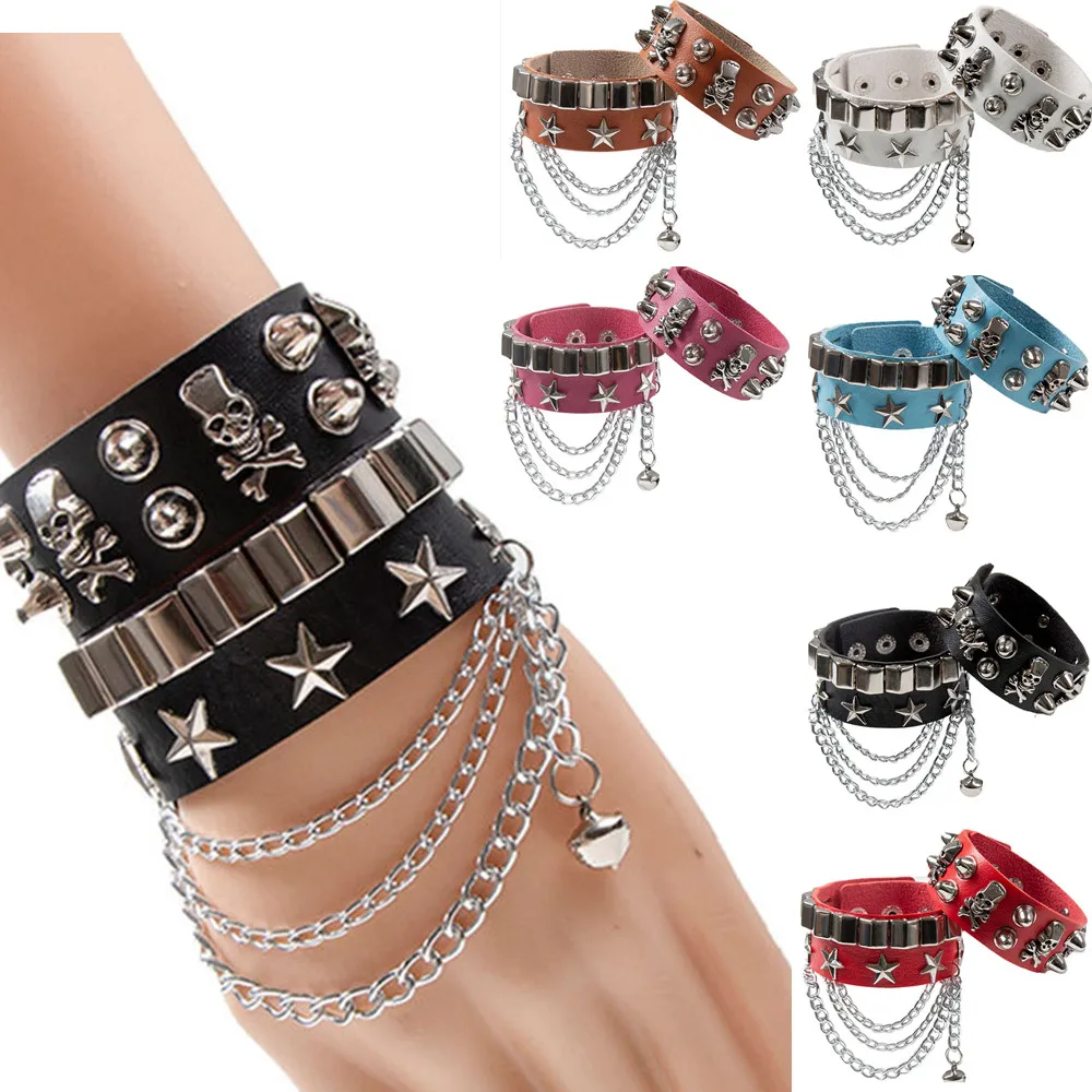 YARIEW 3 Pcs Spike Studded Rivet Punk Rock Biker India | Ubuy