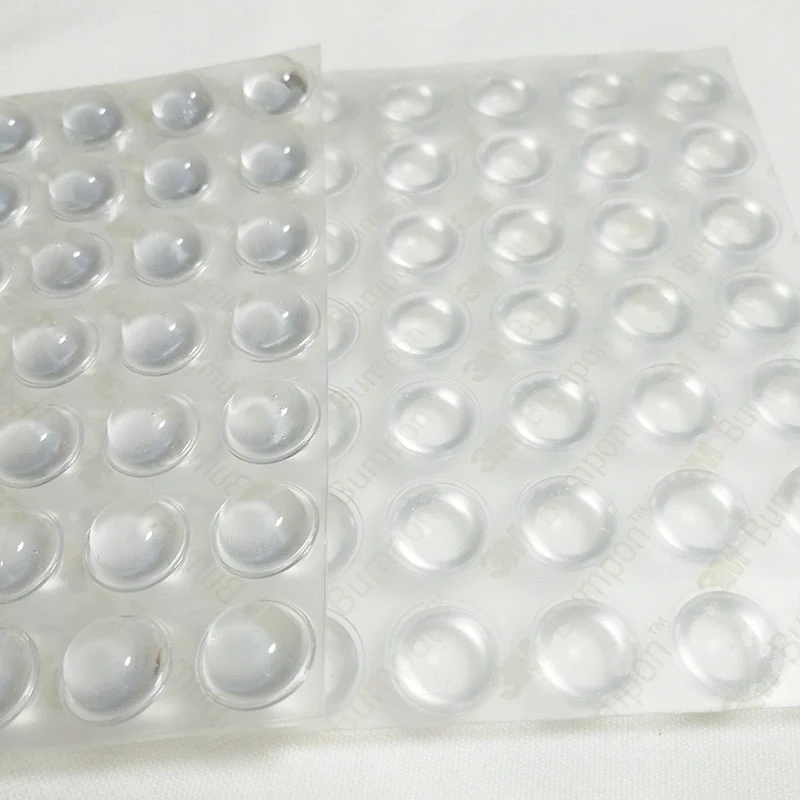 Bumper Adhesive Sj5303 Furniture Rubber Feet ,Transparent Color,Anti-Slip 11.2MM*5.2MM/PCS 56PCS/Board 3