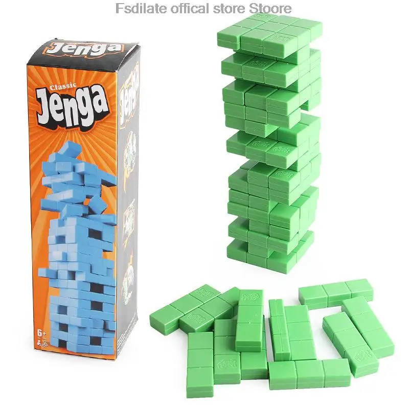 45PCS stacked blocks for children's parent-child interaction toys indoor table games for kids party gift  jogos stacked blocks 3