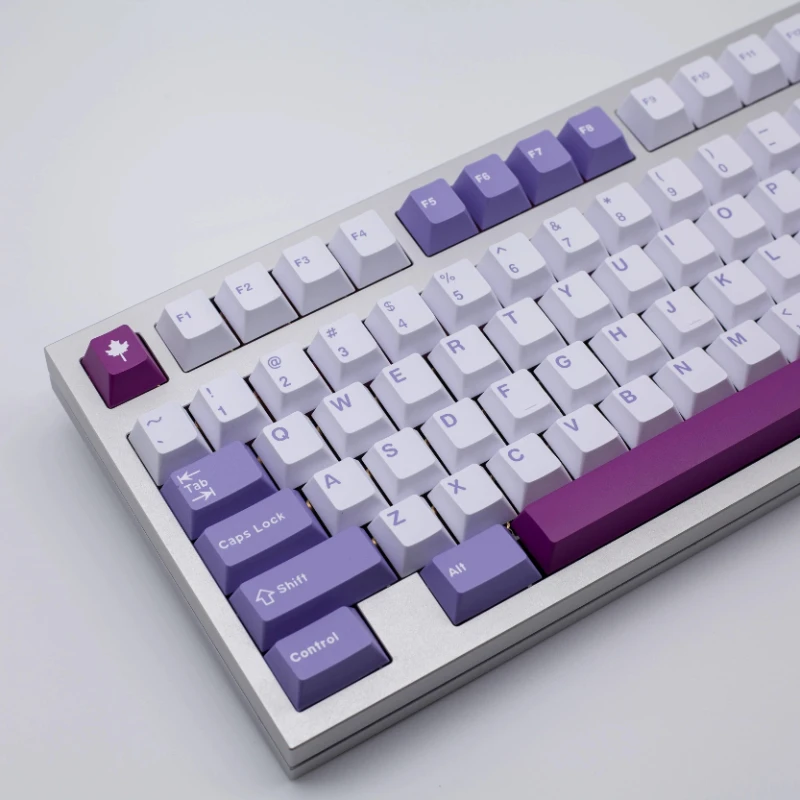 

GMK Rabbit Key Cap Set Purple Keyboard Caps ABS 172 Keys Cherry Profile Keycaps for Mechanical Keyboard Accessories Girls Gift