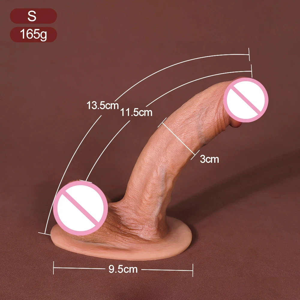 New Model Super Realistic Dildo,Erect Penis,Anal Plug,Real Large Testis,Adults Doods Sex Toy For Women Couple Flirting Sexuales