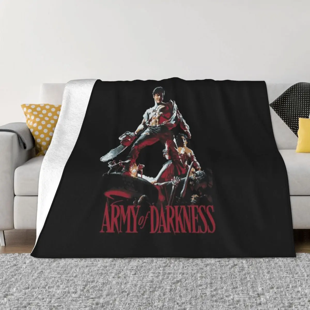 

the army of darkness Throw Blanket Blanket For Sofa Vintage Blanket Sofa Throw Blanket