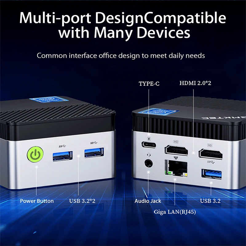 ミニPC GMKtec NucBox5 128GB 8GB WIN11 Pro Intel 11th Jasper Lake N5105 Mini PC NucBox5 Windows 11 Pro