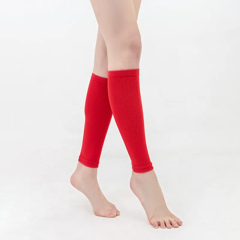 1Pair Sports Calf Support Sleeves Leg Footless Compression Socks For Splints