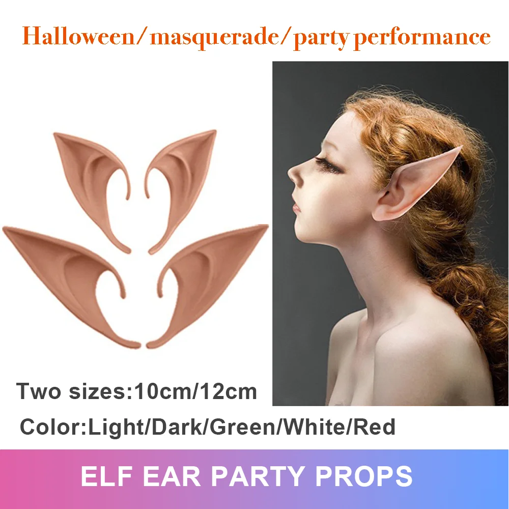 9 Paia Orecchie Da Elfo In Lattice - Per Cosplay, Halloween, Carnevale E Feste - Foto 10