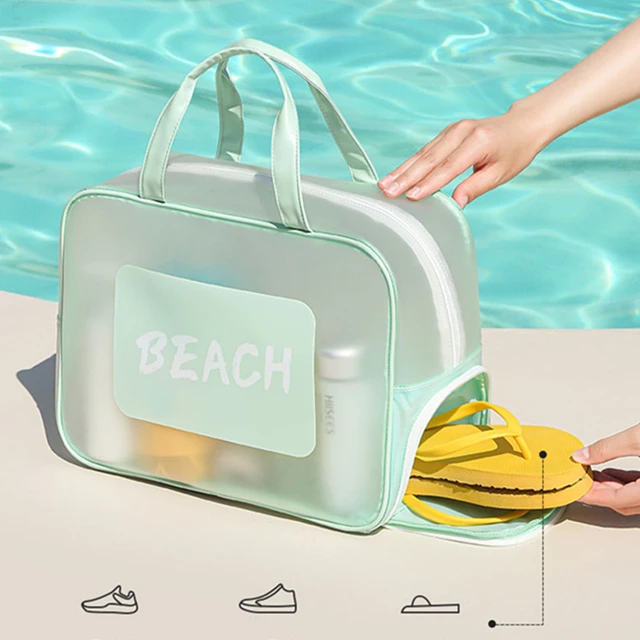 Bolsa impermeable de playa para mujer, accesorios de natación en