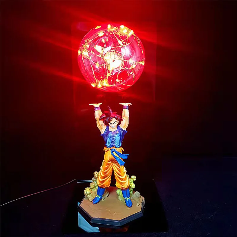 Dragon Ball Z Son Goku LED Action Figure Lamp – 5 Styles Collectible Decor