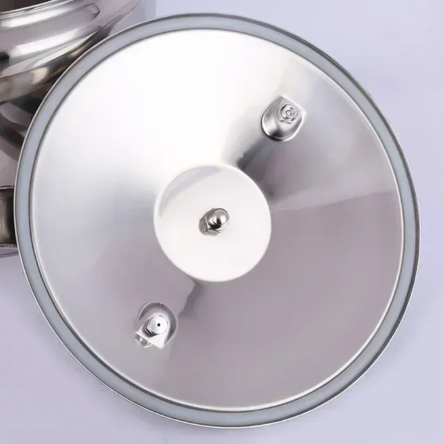 Aluminum Alloyl Large-Capacity Pressure Cooker Gas Cooker Can Use Explosion-Proof Pot Home Cooking Utensils 5-18L 4